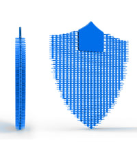 Double Sided Bristle Urinal Screens Deodorizer - Spring Orchid Double Sided Bristle Urinal Screens Deodorizer - Spring Orchid