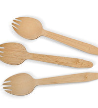 Wooden Spork - 165mm (1000 Pcs) Wooden Spork - 165mm (1000 Pcs)