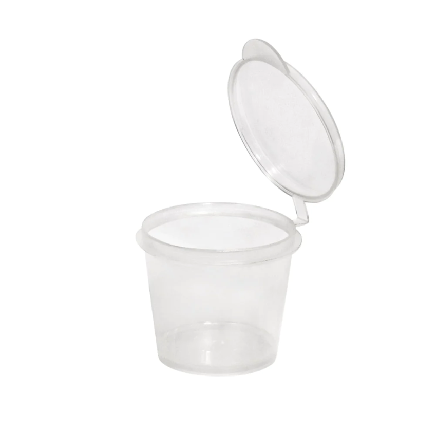 Round Hinged Container
