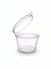 100ml Plastic Round Hinged Container (1000 Pcs)