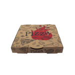 11 Inch Brown Printed Pizza Box (100pcs)