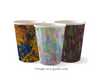 12oz Indigenous Art Series Coffee Cup DW - 90mm Top - Biopak (1000 Pcs)