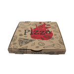 15 Inch Brown Printed Pizza Box (50pcs)