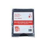 240L -Bin Liners Ex H/Duty (100 Pcs)