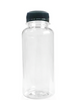 250ml Round Clear Plastic Bottles PET with Temper Evident Lids (50 Pcs)