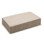 2 Ply Dispenser Quilted Napkin-Single Serve Kraft - Biopak (6000 Pcs)