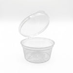 35ml Plastic Round Hinged Container (1000 Pcs)