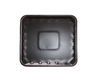 8x7 Flat Black Closed Ikon Foam Tray (15mm Deep) (750 Pcs)