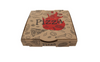 9 Inch Brown Printed Pizza Box (100pcs)