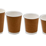 12oz PE Coated Black DW cup 500pc/ctn