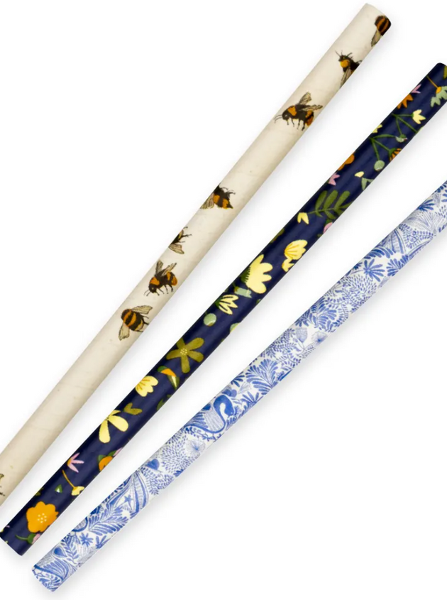 Paper Straw Jumbo - 10x197mm - Art Series (2500pcs)