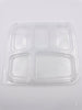 Lid For 5 Compartment Black  Food Container (300 Pcs)