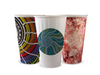 16oz Indigenous Art Series Coffee Cup DW - 90mm Top - Biopak (600 Pcs)