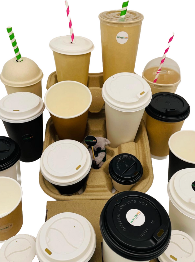 16oz PE Coated Black DW cup 500pc/ctn