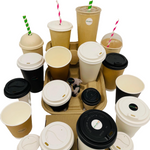 12oz PE Coated Coffee Cup SW- Black (1000 Pcs)