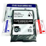 73L -Bin Liners H/Duty (250 Pcs)