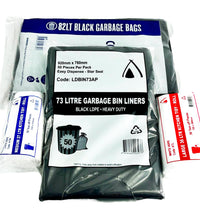 73L -Bin Liners H/Duty (250 Pcs)