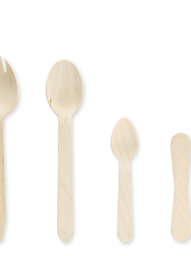 Eco Wooden Tea Spoon- 110mm (2000 Pcs)
