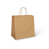 Recycled Paper Medium Twisted Handle Bags- Craft (250 Pcs)