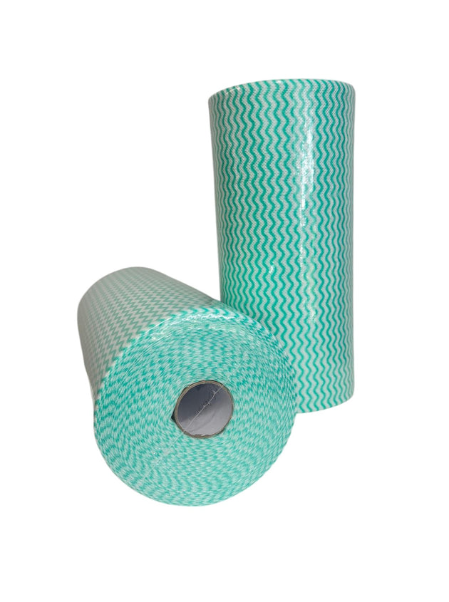 Heavy Duty Wipes Roll - Green (85 Sheets) (1 Roll)