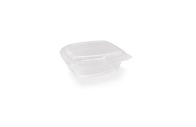 12oz PET Hinged Rectangle container (300 Pcs)