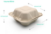 6" Bamboo Hamburger Clamshell (500 Pcs)