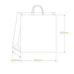 Large Twisted Handle Bags- Craft - Biopak (150 Pcs)