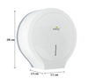 Jumbo Toilet Roll Dispenser - White