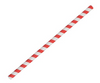 Paper Straw Jumbo - 10x240mm - Red Stripe (2500 Pcs)