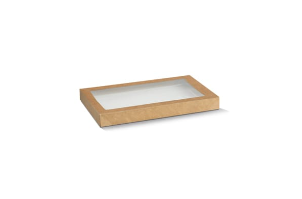 Corrugated Rectangle Catering Tray Lid Small (100 Pcs)