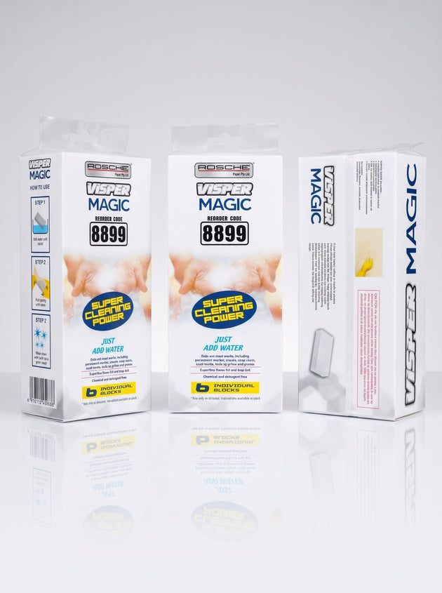 MAGIC Sponge Super Cleaning Power Eraser Block (6 Pcs)