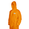 Hi-Caliber Disposable SMS Coverall Orange - 3XL (50 Pcs)