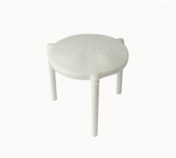 White PP Pizza Lid Stand (1000pcs)