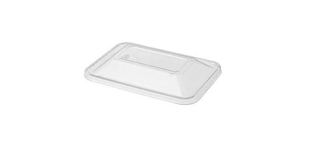 Dome Lid for Plastic Rectangular Containers - Suit 500 to 1000ml (500 Pcs)