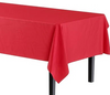 Plastic Tablecover Red 137x274cm (96pcs)