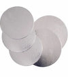 10" Silver/Circles 3.5mm Cake Board (25 pcs)