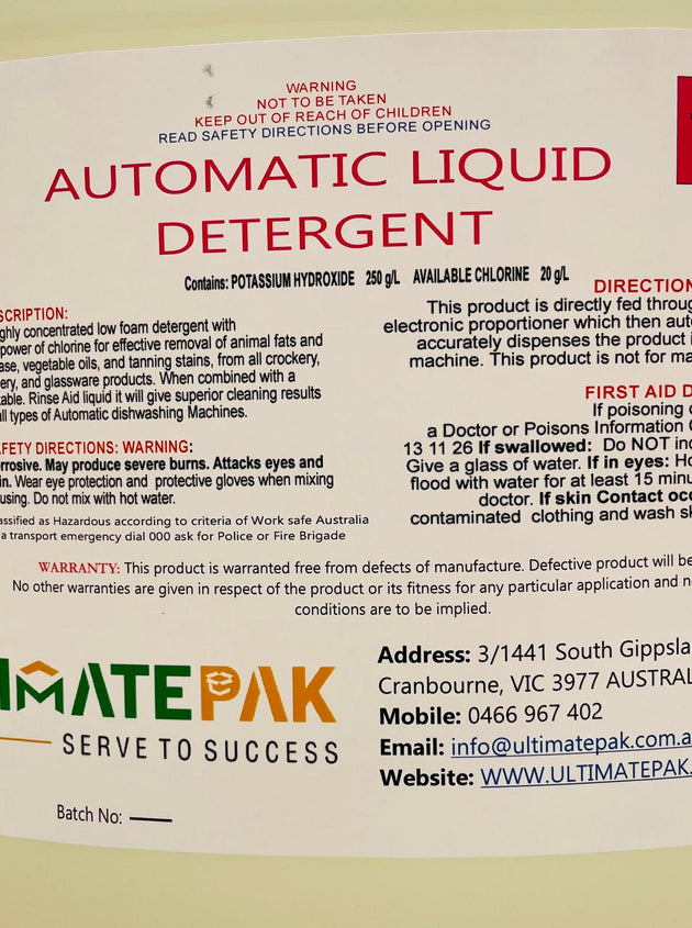 5L Automatic Dishwashing Liquid