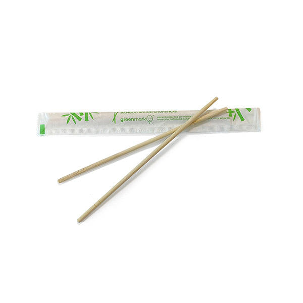 Bamboo round chopstick 5*220mm 3000pc/ctn
