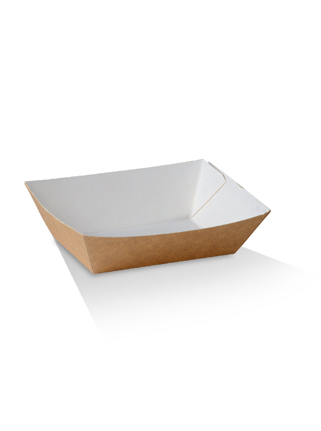 Cardboard Takeaway Tray 1- Ex Small (1000 Pcs)