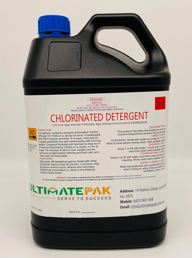 5L Chloroclean - ChlorInated Detergent