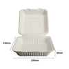 9" Clamshell Sugarcane EcoVolve (200 Pcs)