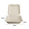 9" Natural Clamshell Ecovolve (200pcs)