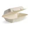 9x6x3in Natural Plant Fibre Clamshell (250pcs)