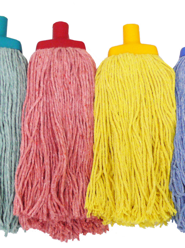 400g Cotton Mop - Blue / Greeg / Red / Yellow