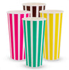 24oz Candy Stripe Paper Cold Cups