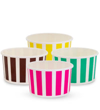 5oz Candy Stripe Ice Cream Paper Cup