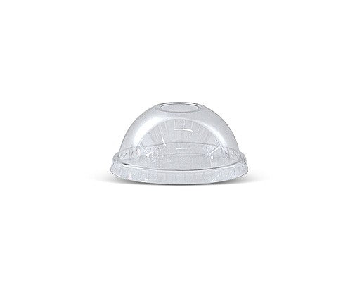 PET Dome Lid (Fit 10/12oz Cup)- Die Cut Hole (1000 Pcs)