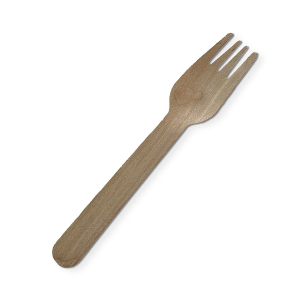 Eco Wooden Fork 160mm 1000pc/ctn