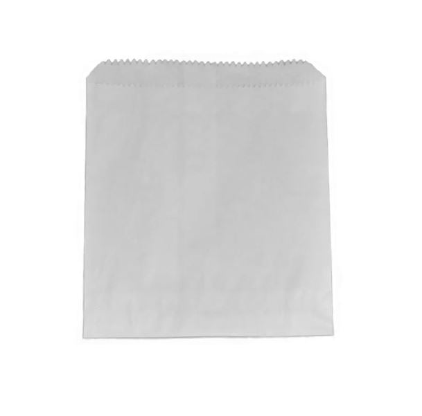 1 Square Flat Bag White