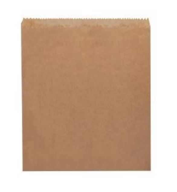 4 Square Flat Bag Brown